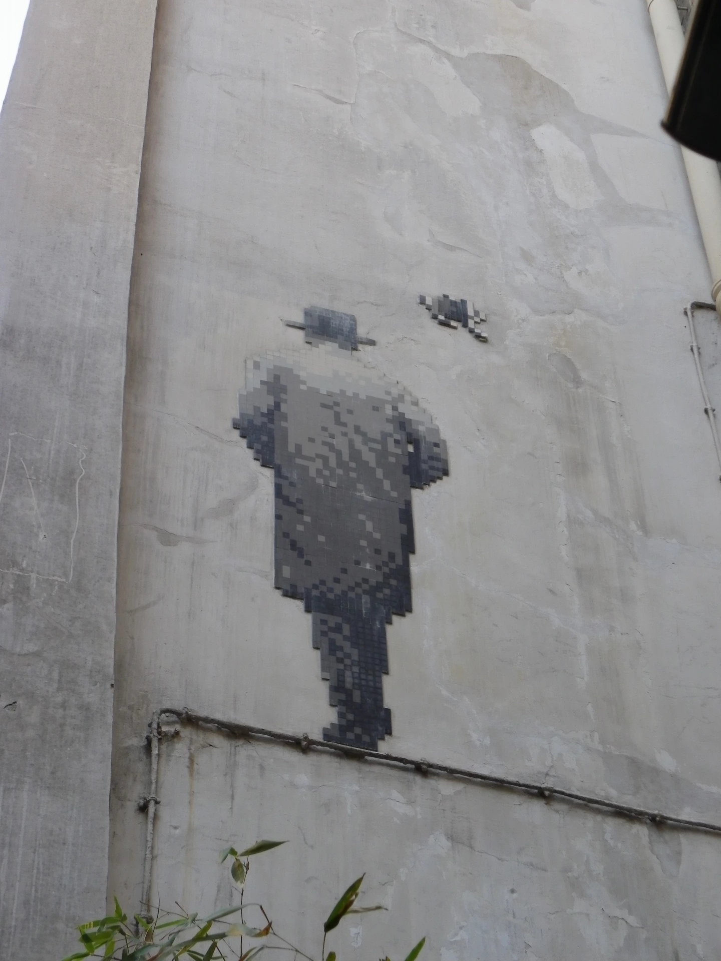 Oeuvre de Street Art réalisée par Invader à Paris