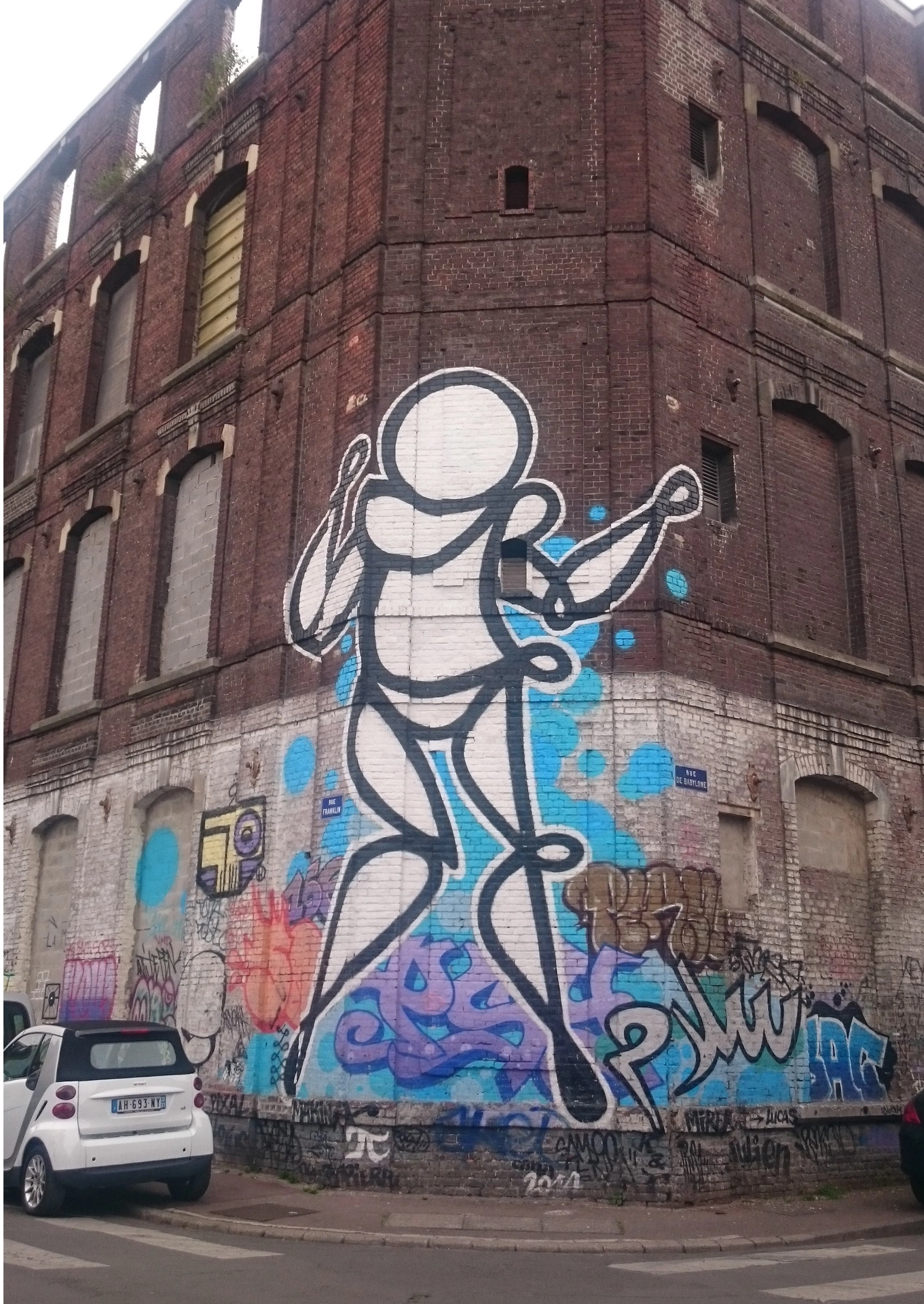 Oeuvre de Street Art à Roubaix