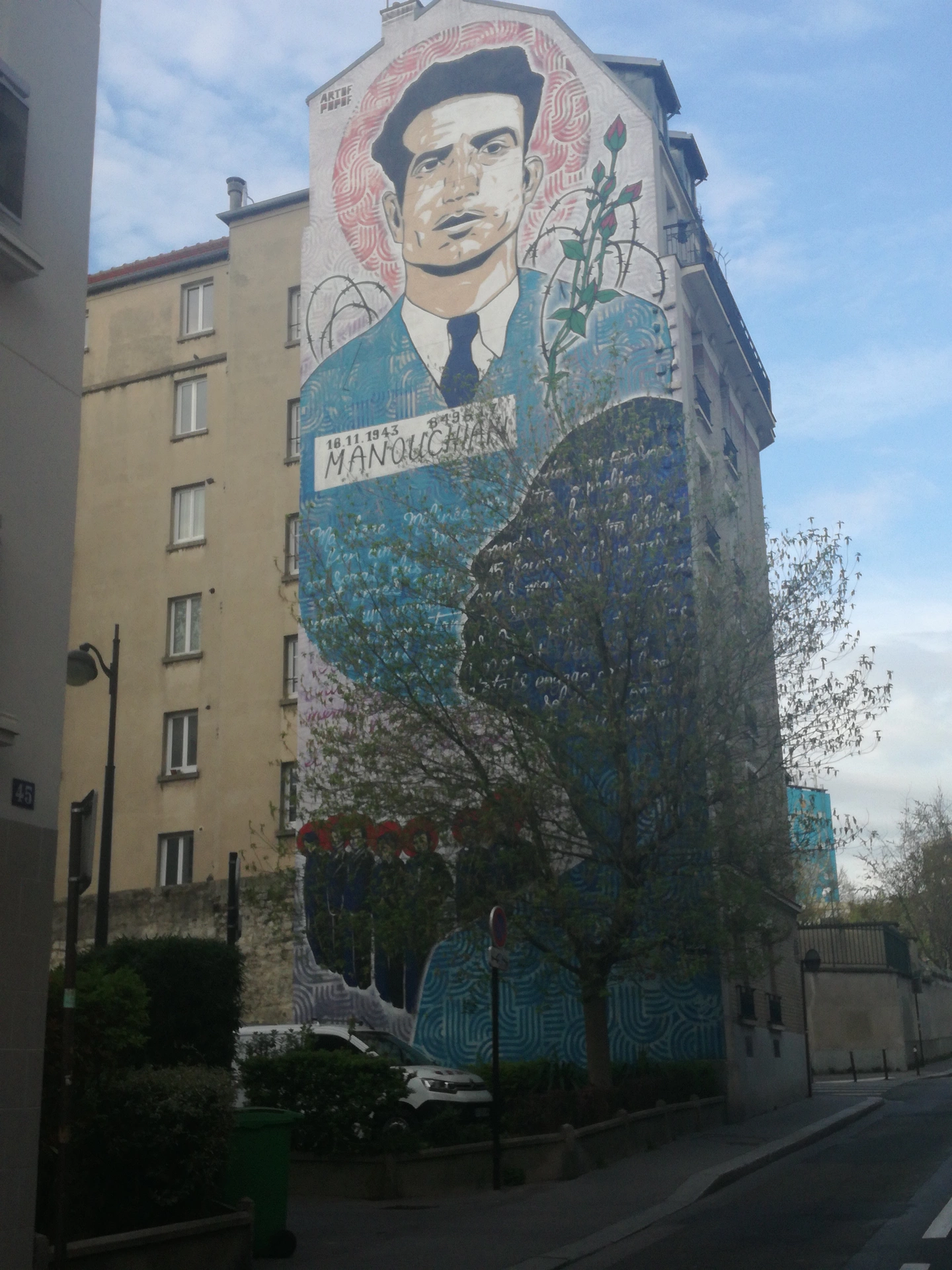 Oeuvre de Street Art réalisée par Artof popof à Paris