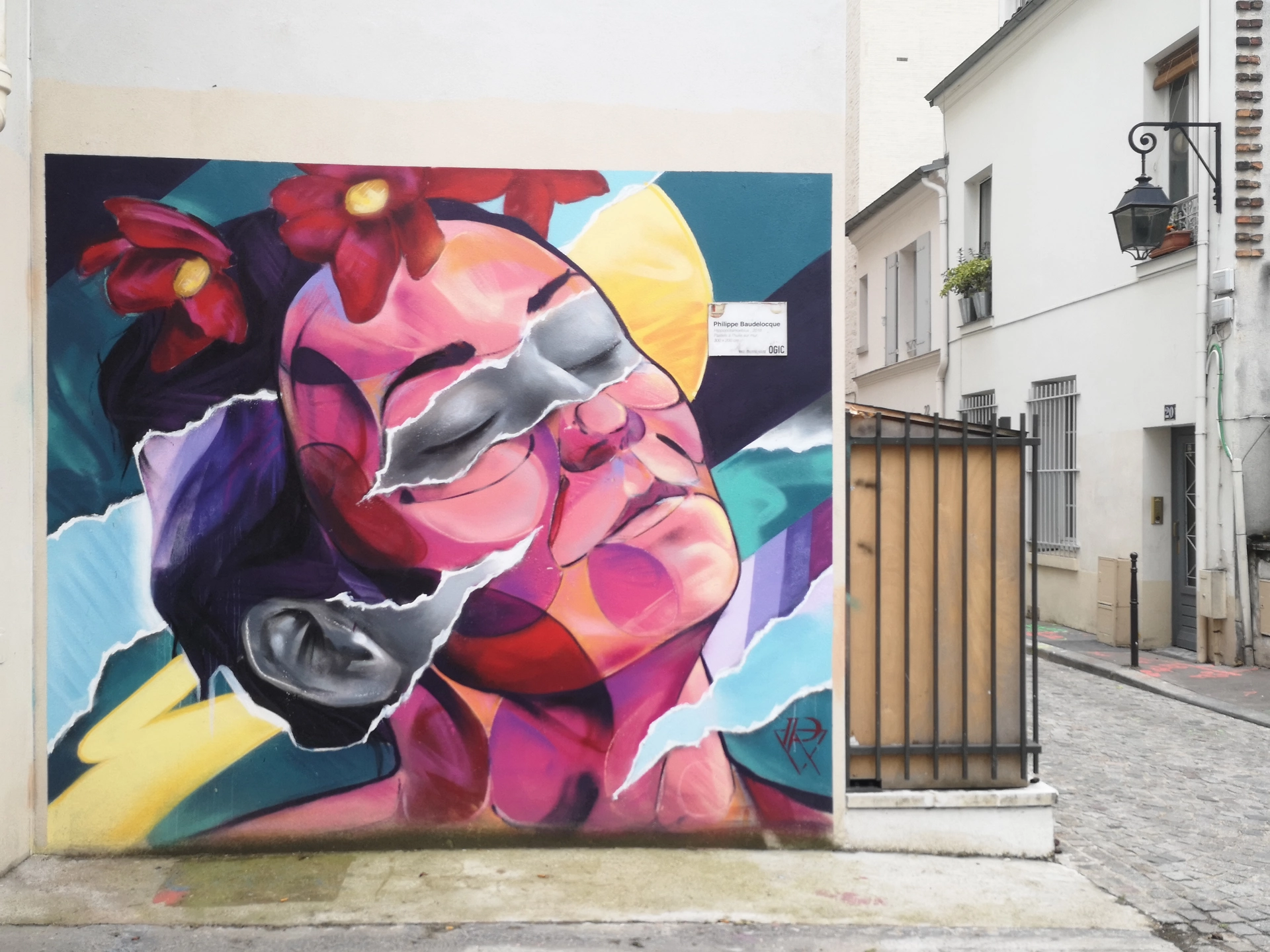Oeuvre de Street Art réalisée par Ensemble Réel à Paris