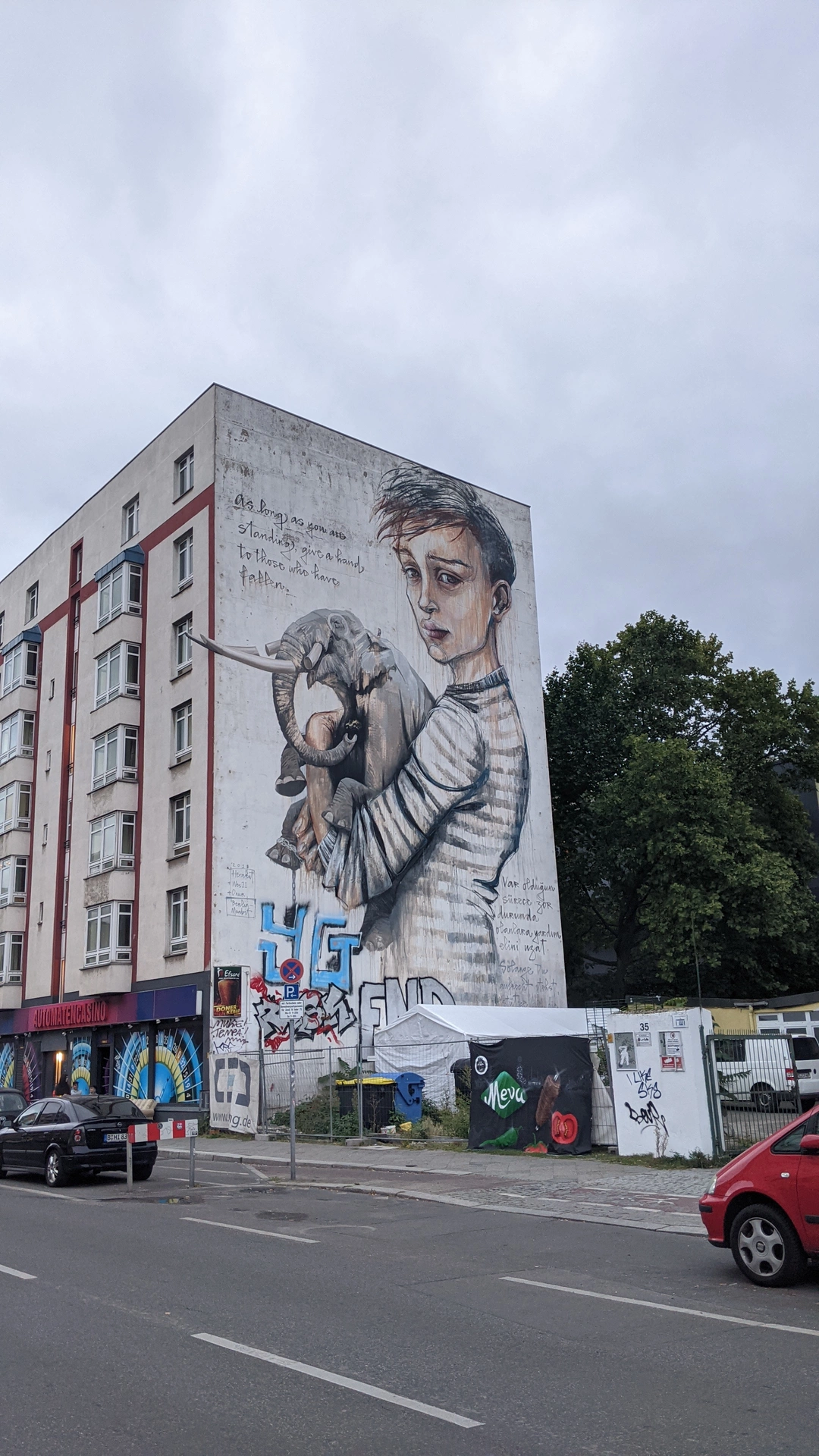 Oeuvre de Street Art réalisée par Herakut à Berlin