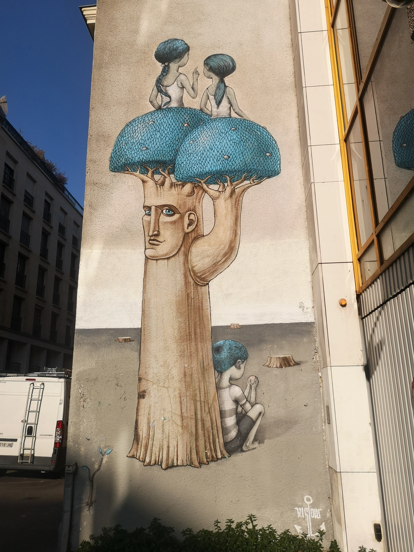 Oeuvre de Street Art réalisée par Seth à Paris