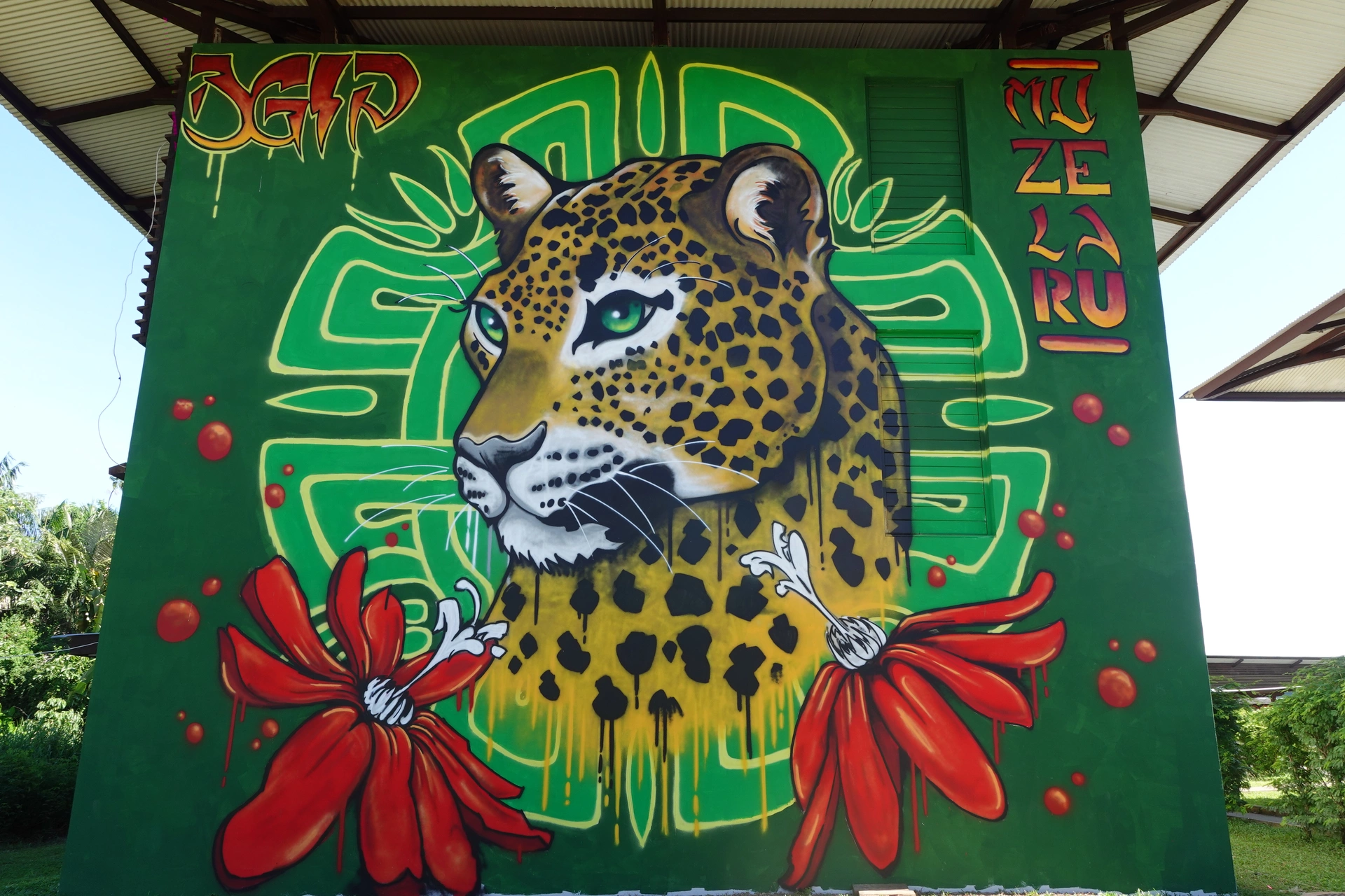 Oeuvre de Street Art réalisée par Djip à Macouria