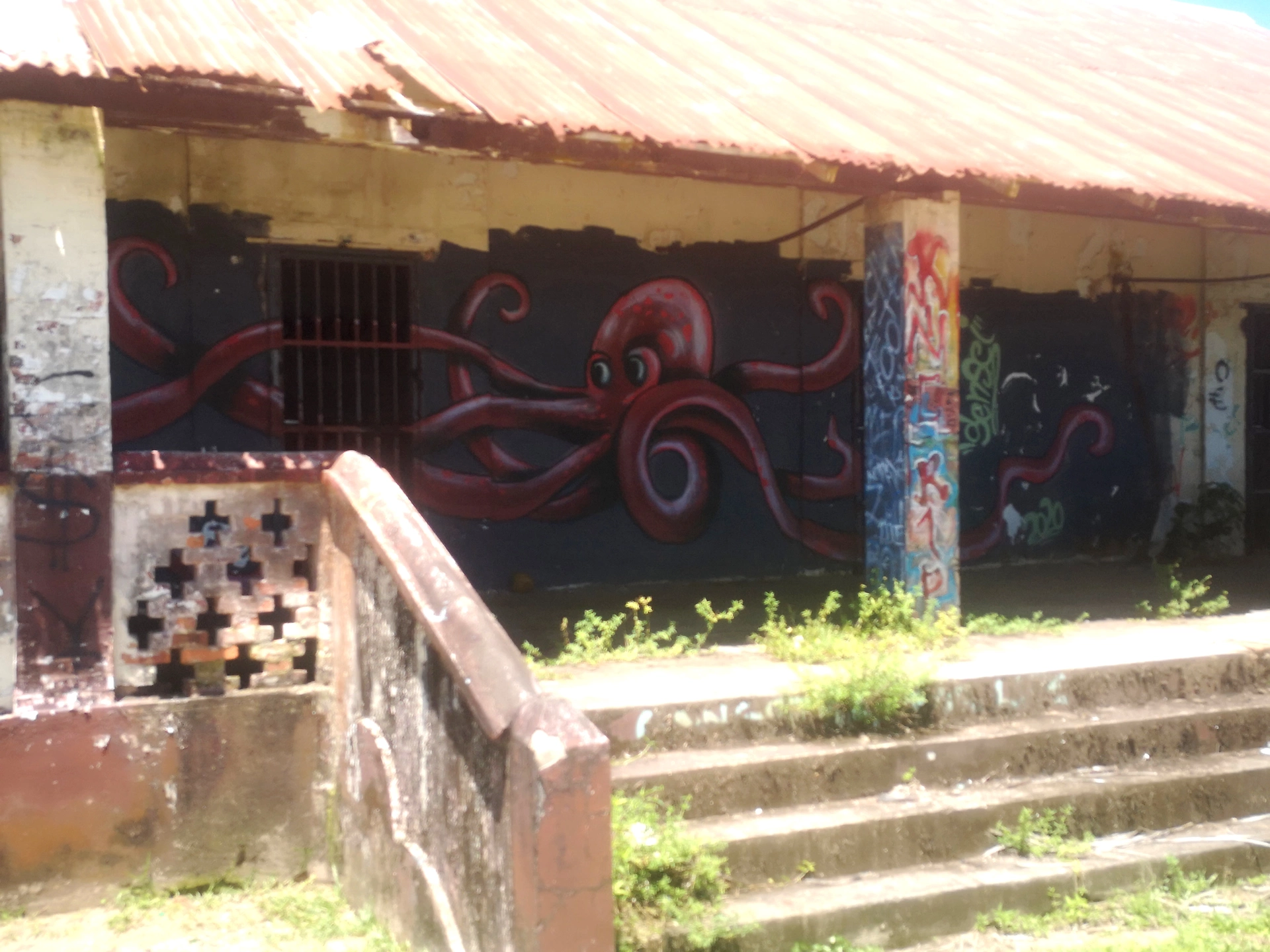 Oeuvre de Street Art réalisée par Sensei à Awala-Yalimapo