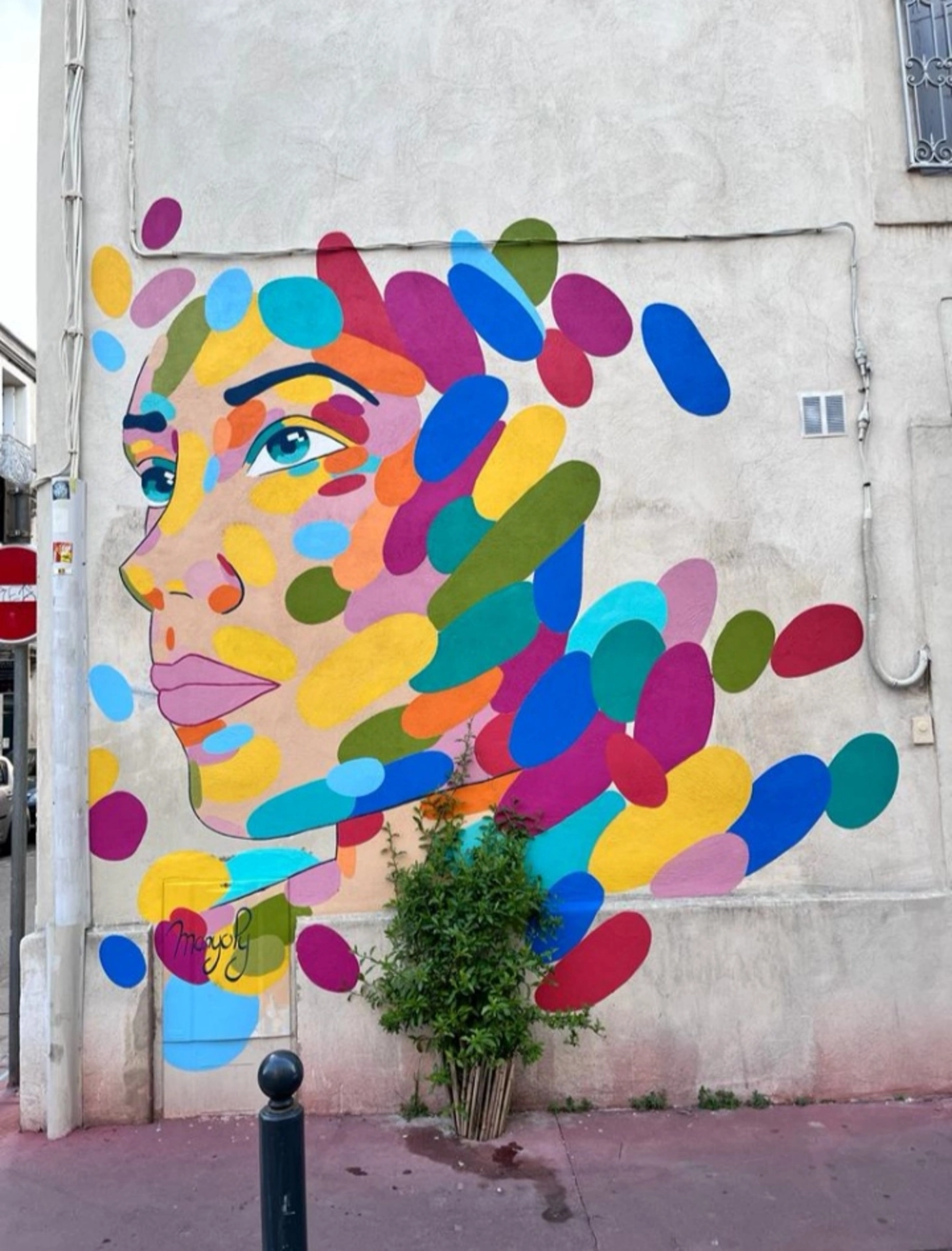 Oeuvre de Street Art réalisée par Magnoly à Montpellier