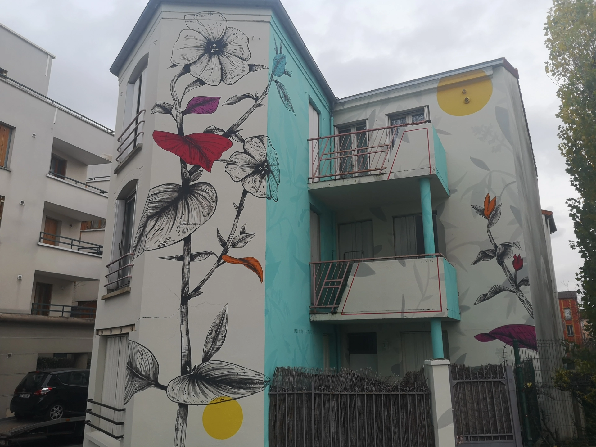 Oeuvre de Street Art réalisée par Fabio Petani à Saint-Denis