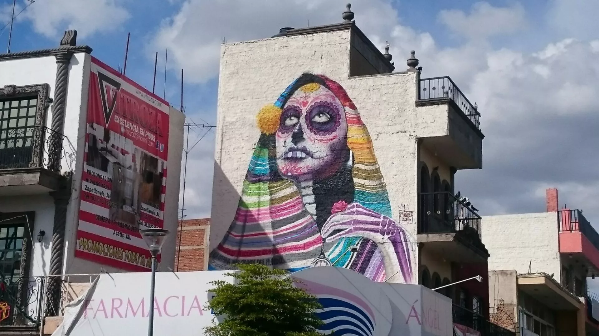 Oeuvre de Street Art à Zapotlanejo