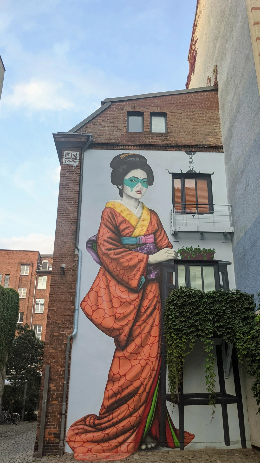 Oeuvre de Street Art réalisée par Fin DAC à Berlin