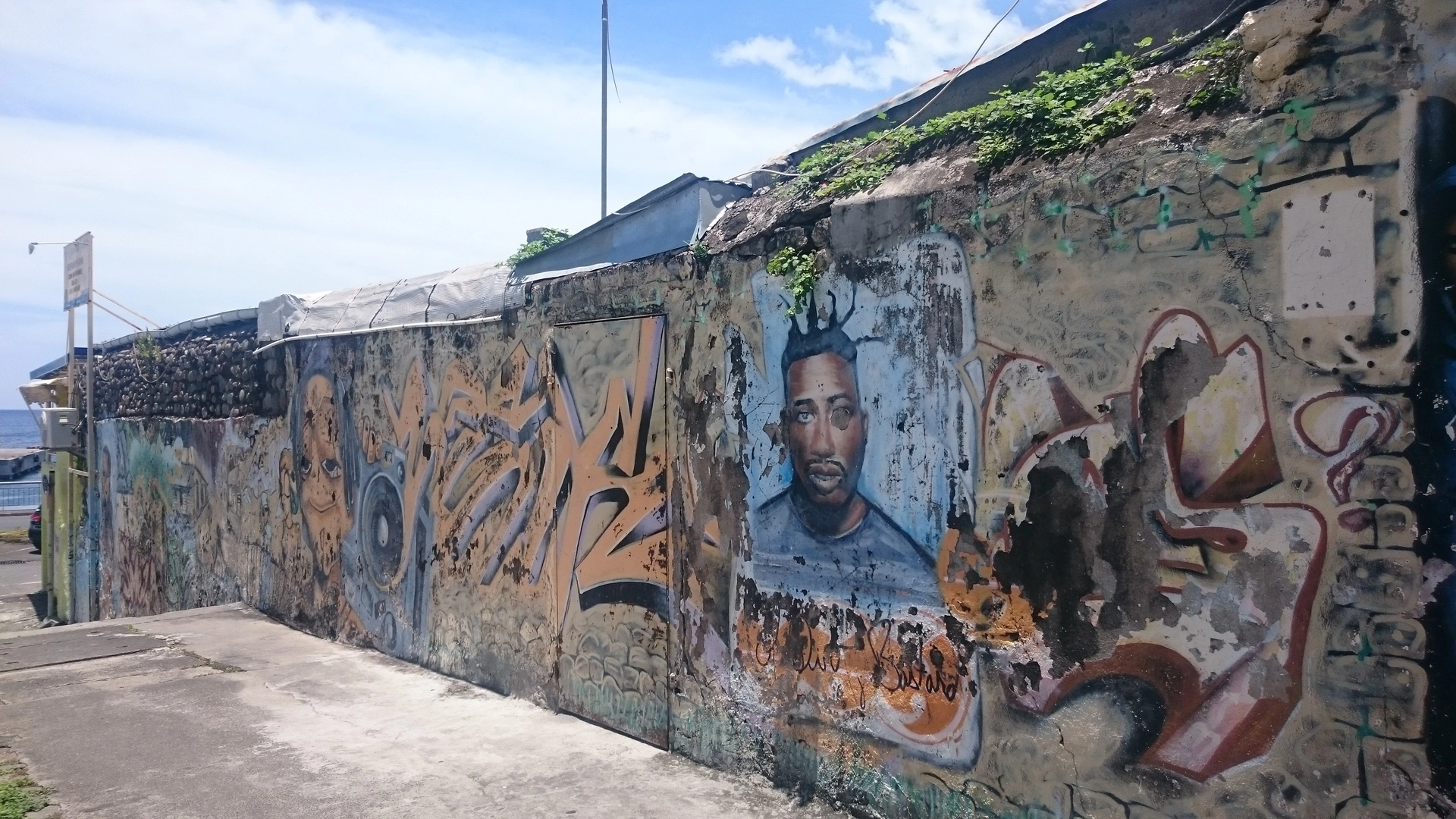 Oeuvre de Street Art à Basse-Terre