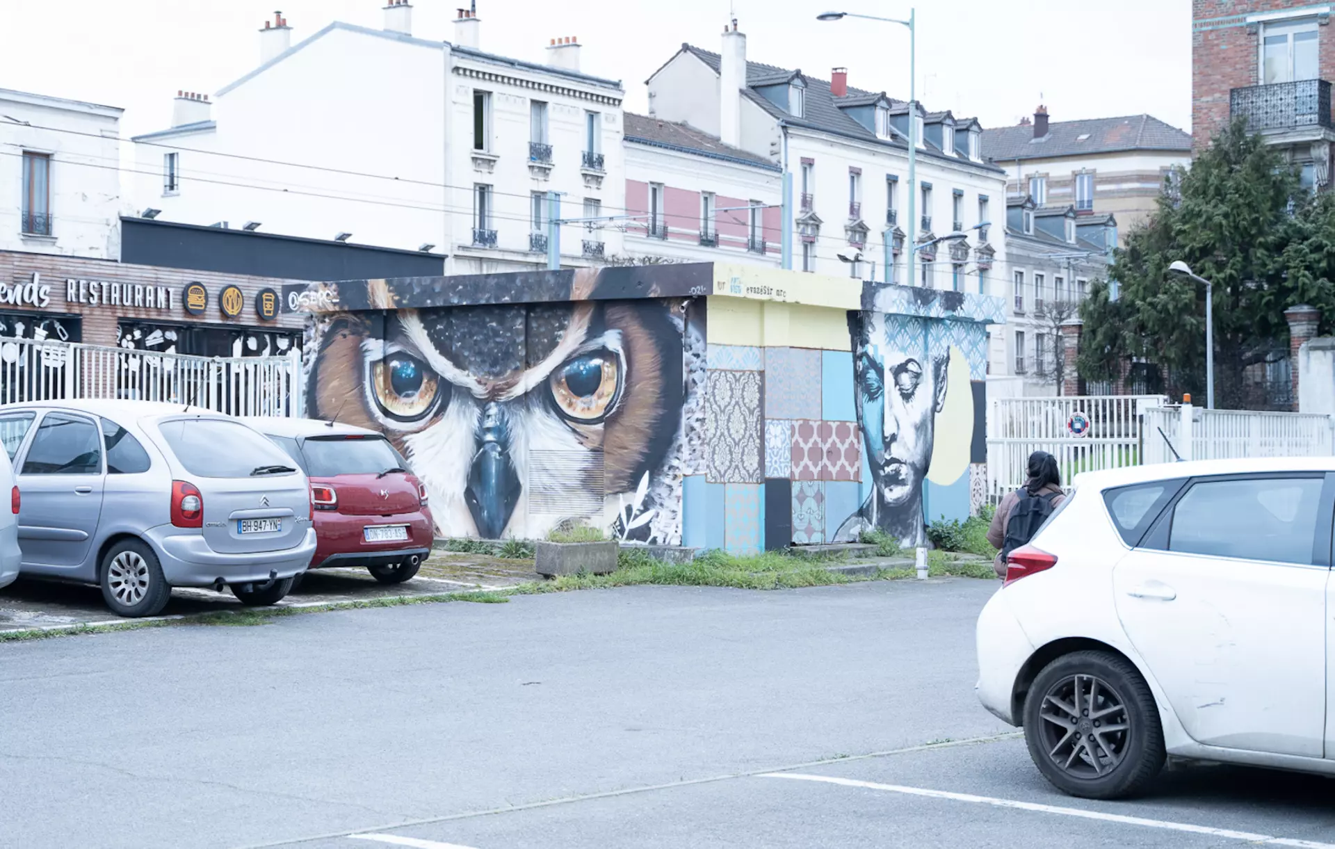 Oeuvre de Street Art réalisée par Mugre diamante à Saint-Denis