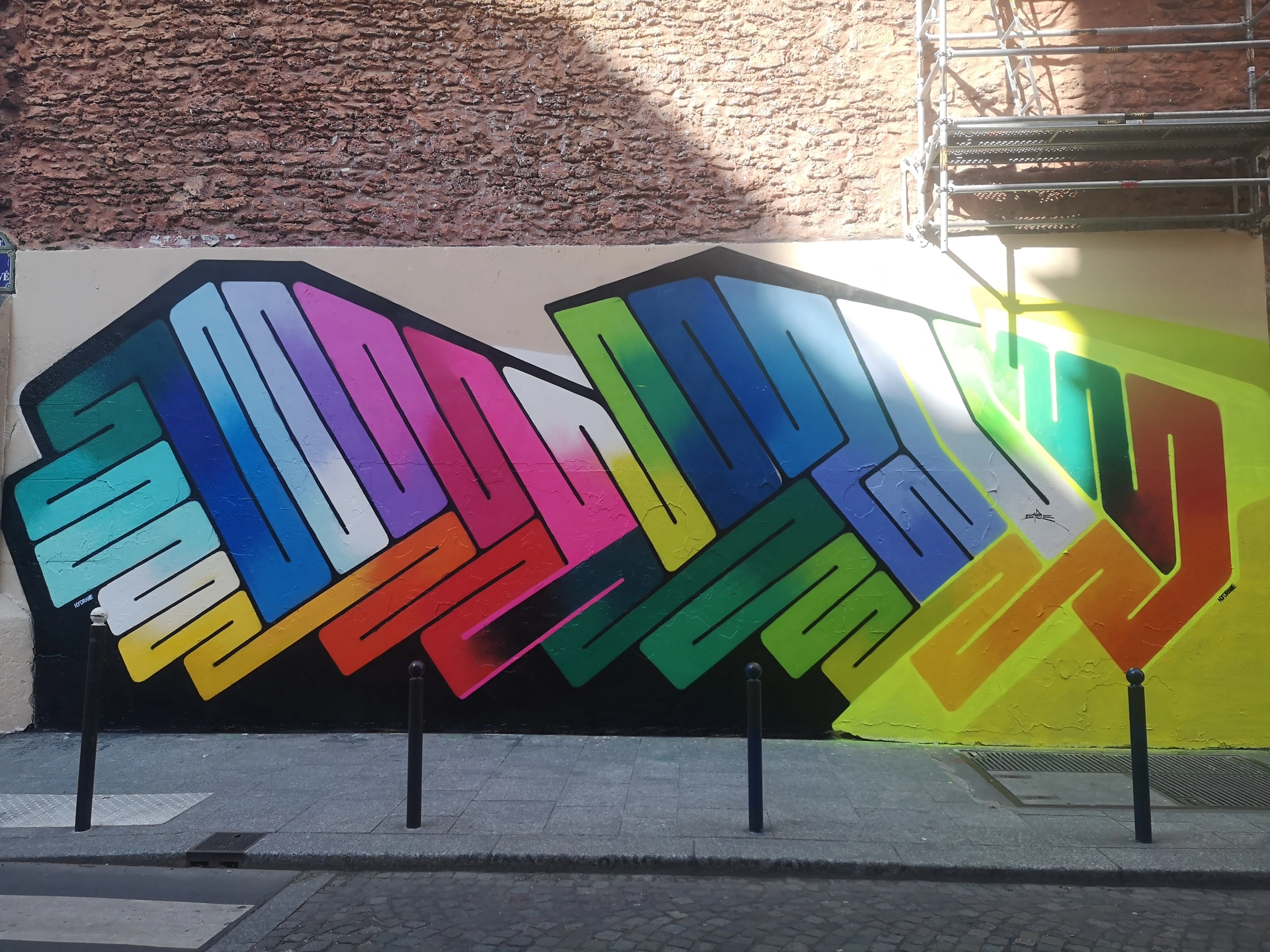 Oeuvre de Street Art réalisée par Hydrane à Paris
