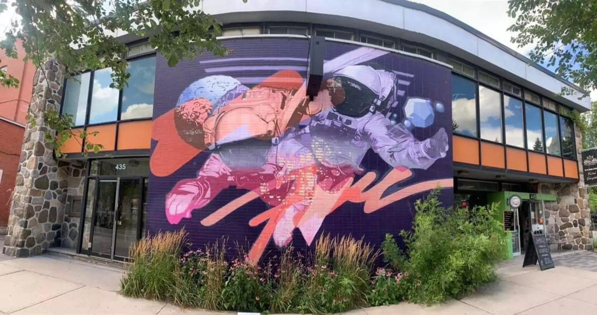 Oeuvre de Street Art à Montreal