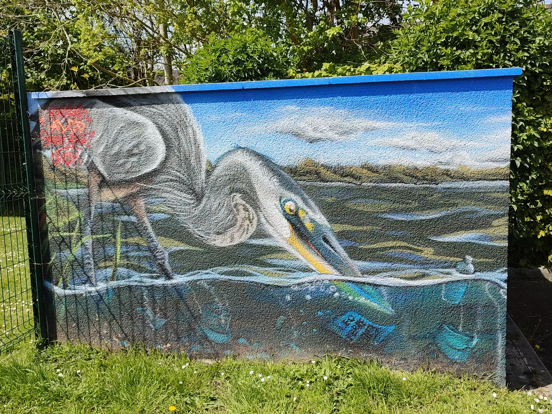 Oeuvre de Street Art à Douvres-la-Délivrande