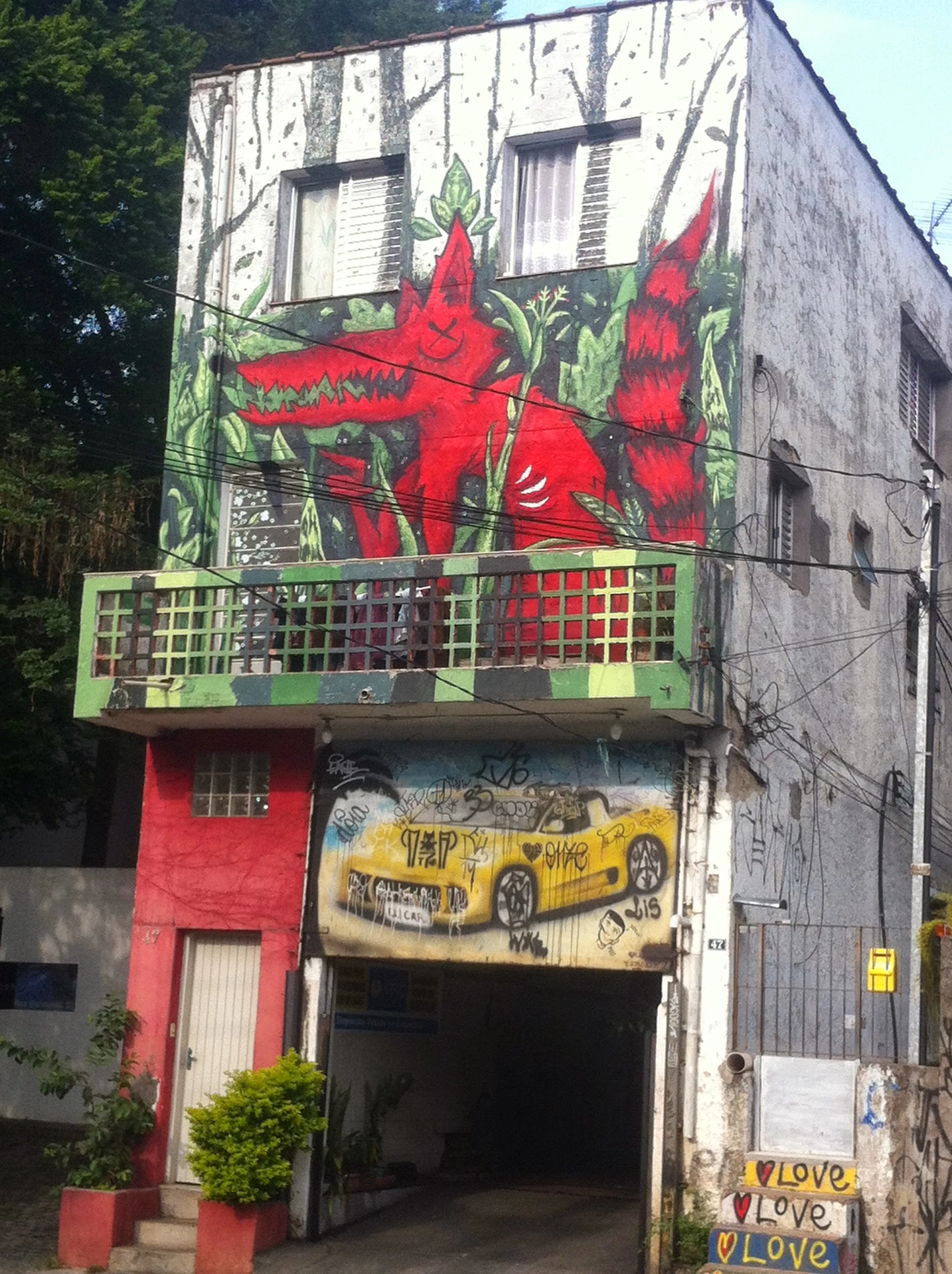Oeuvre de Street Art à São Paulo