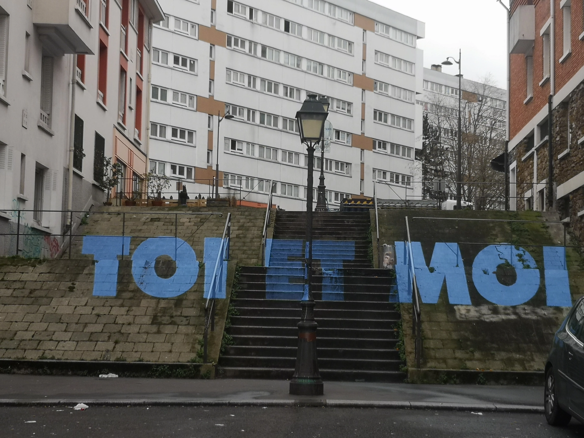 Oeuvre de Street Art réalisée par Boa Mistura à Paris