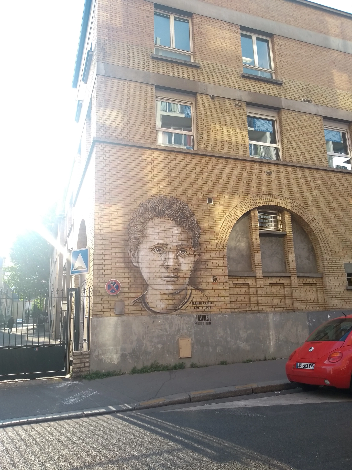Oeuvre de Street Art réalisée par C215 à Paris