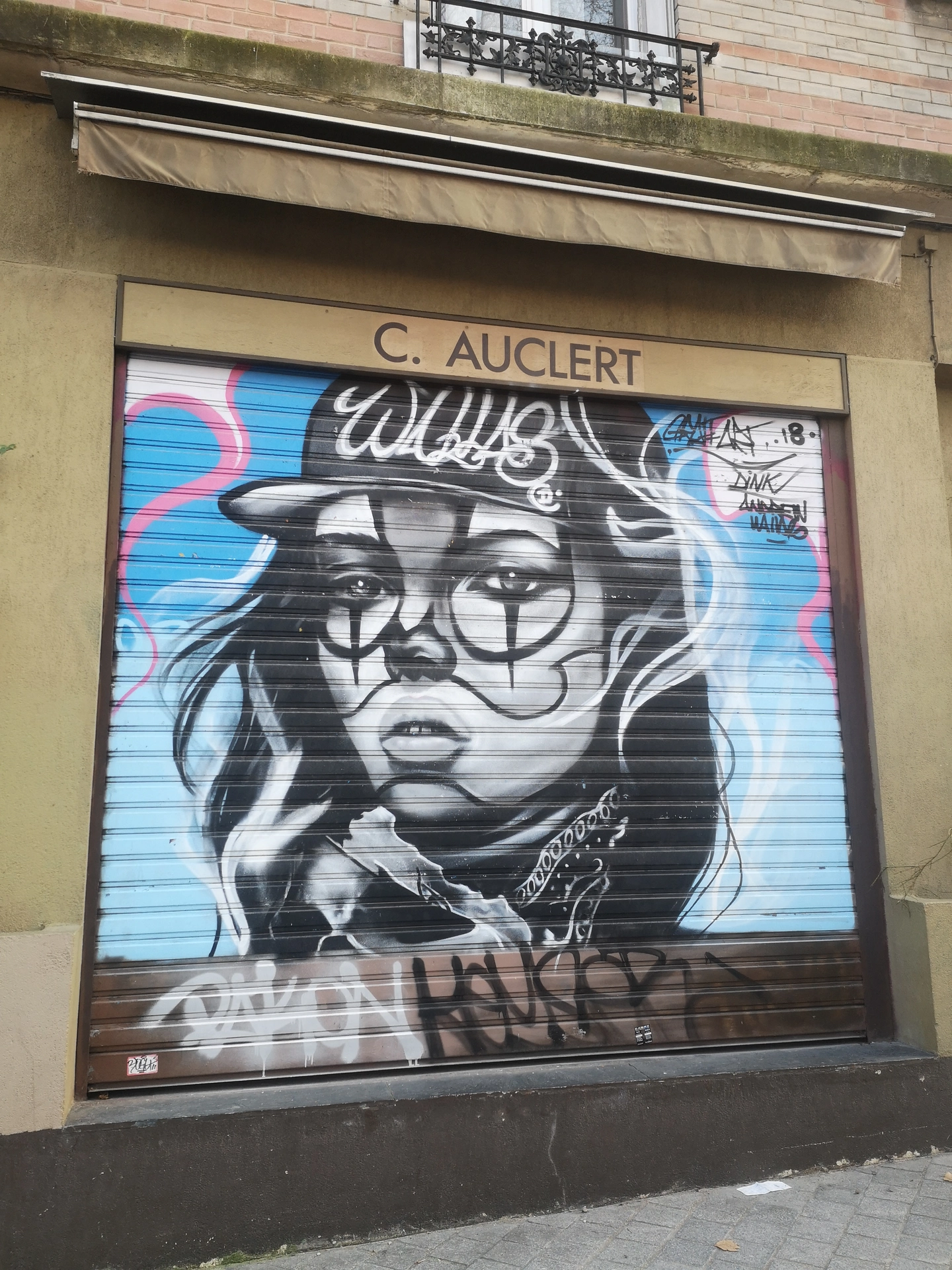 Oeuvre de Street Art à Saint-Ouen-sur-Seine