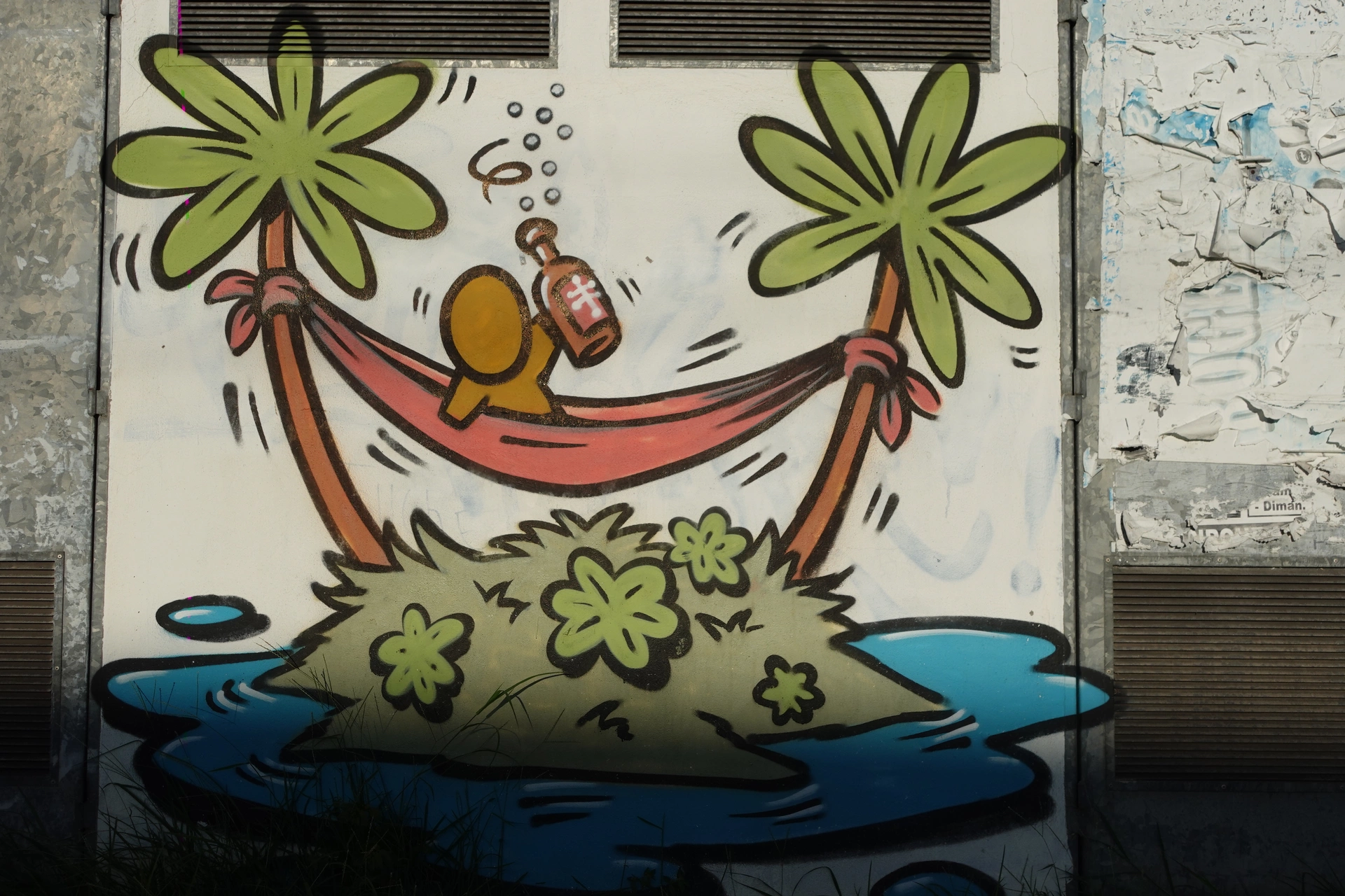 Oeuvre de Street Art réalisée par Jace à Rivière-Salée