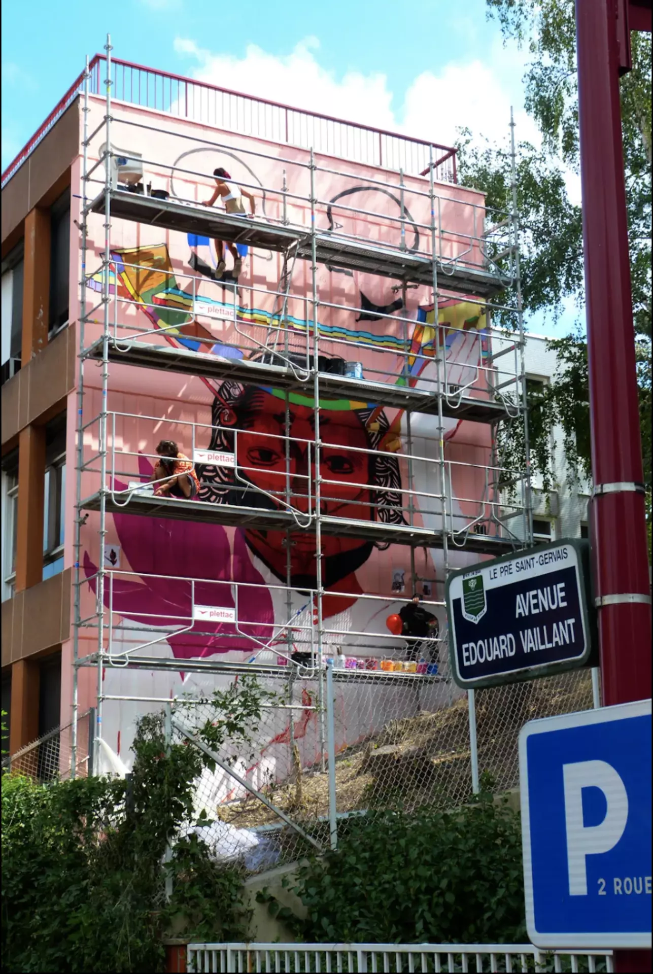 Oeuvre de Street Art à Le Pré-Saint-Gervais