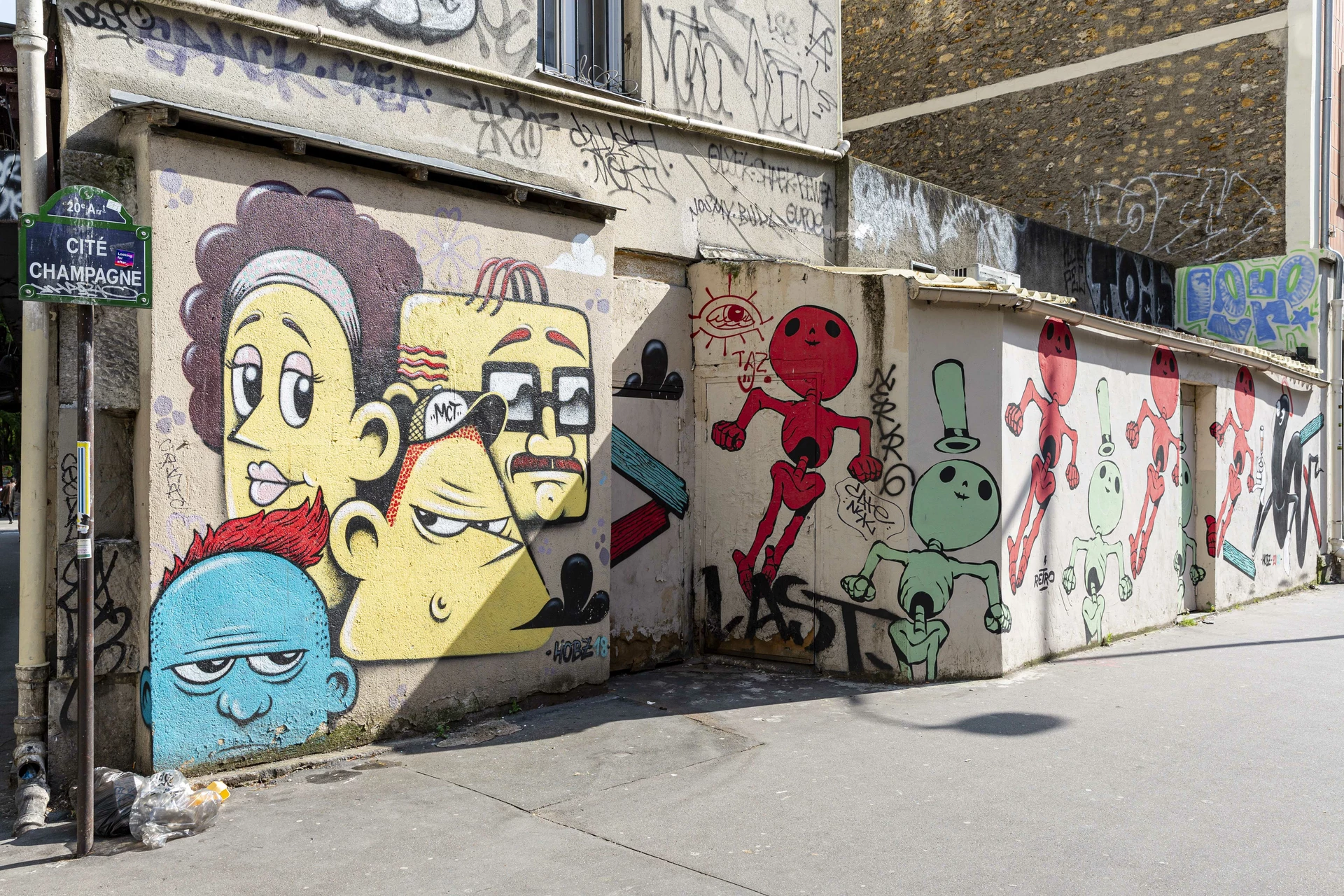 Oeuvre de Street Art réalisée par Hobz à Paris