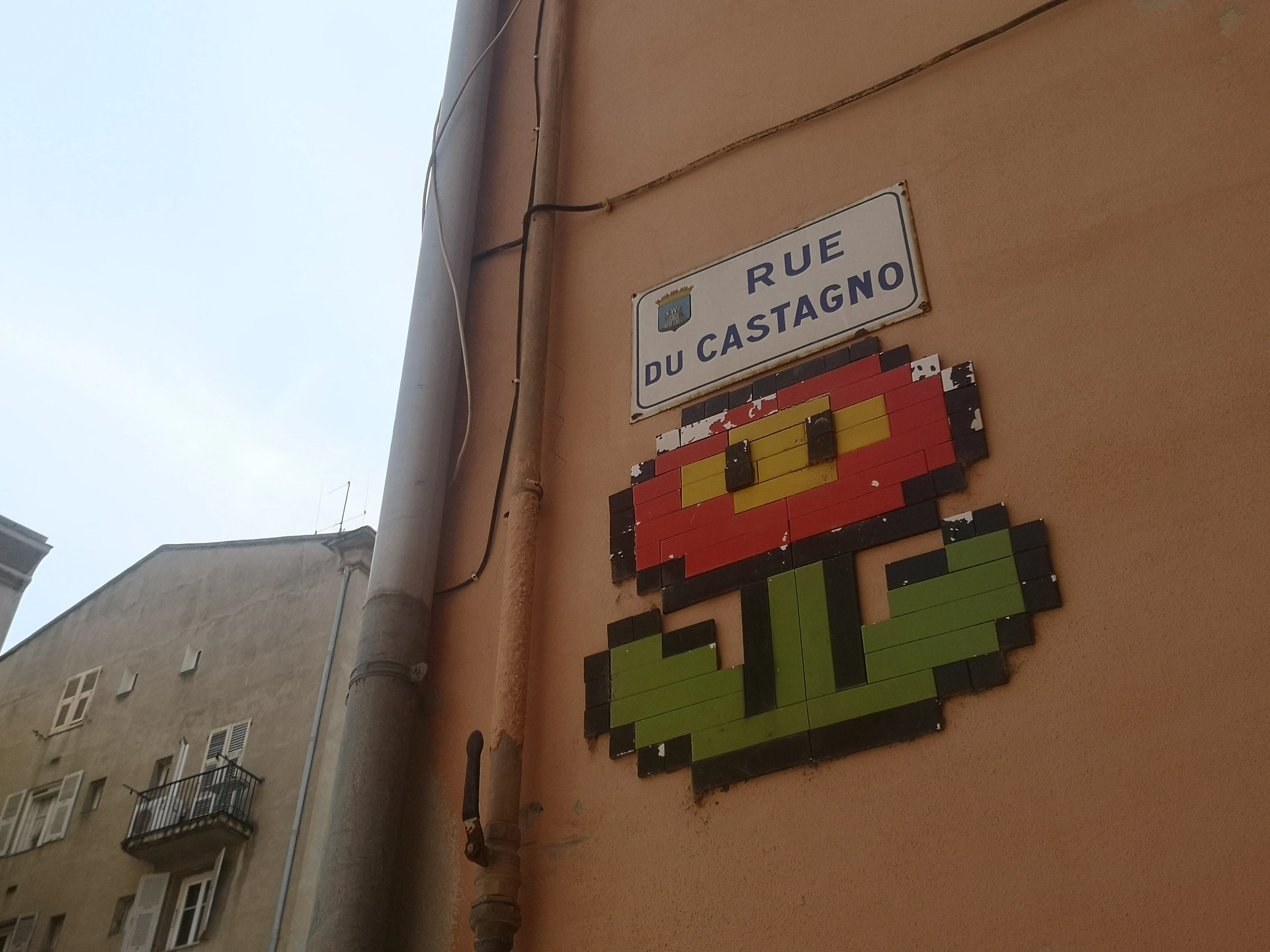 Oeuvre de Street Art à Bastia