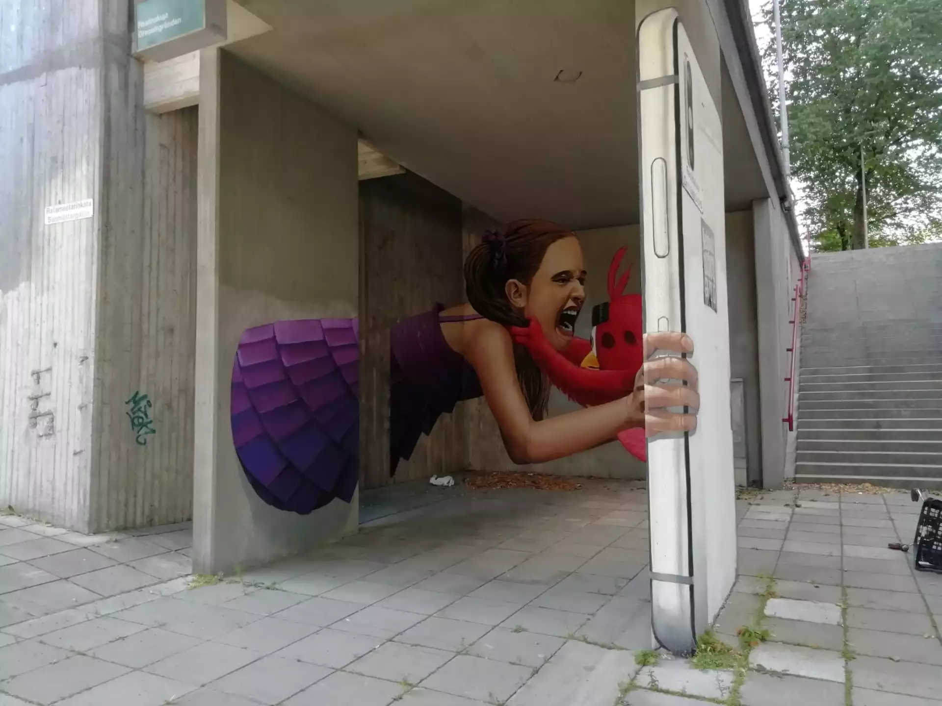 Oeuvre de Street Art à Helsinki