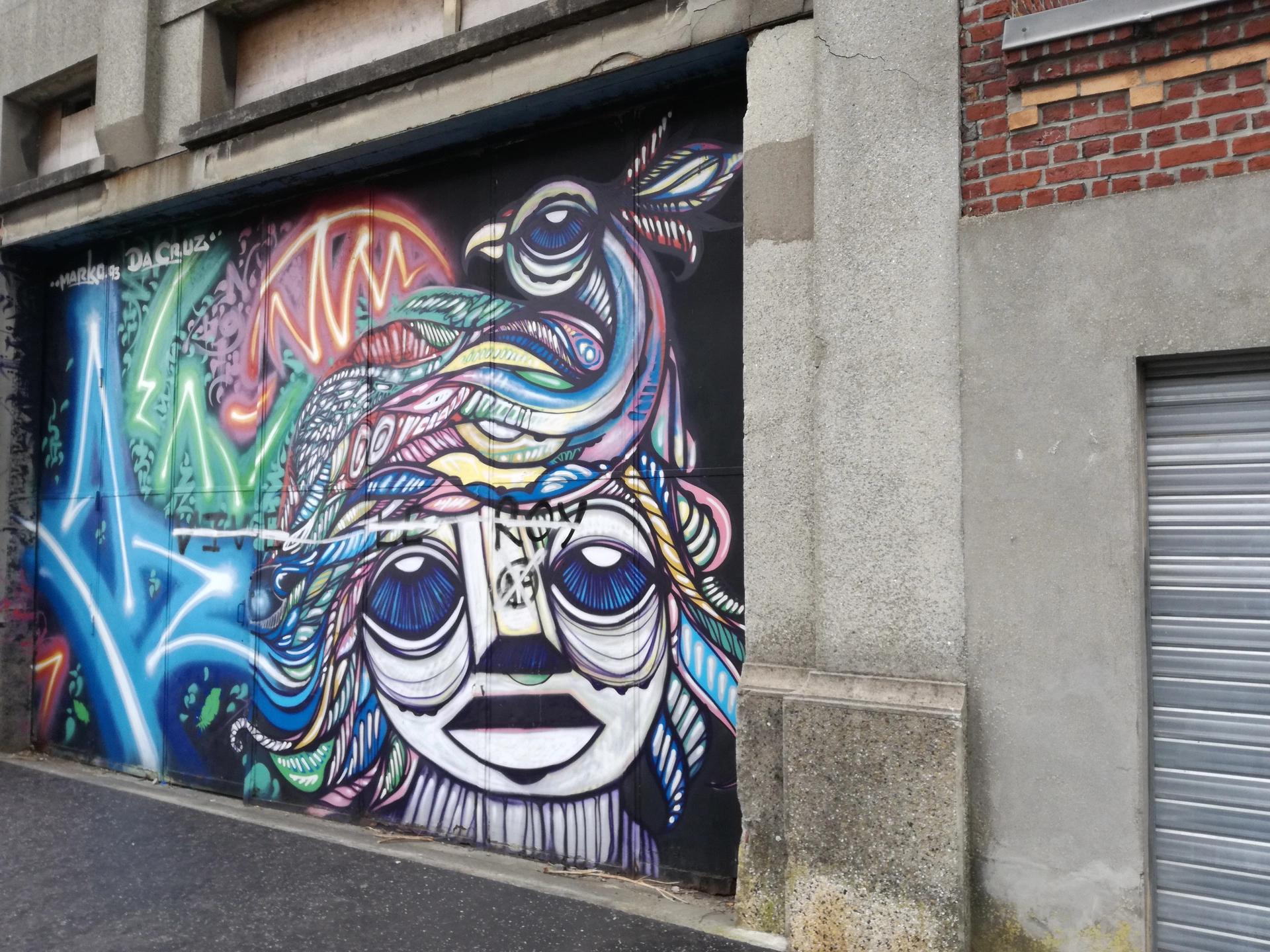 Oeuvre de Street Art réalisée par dACruZ à Lille