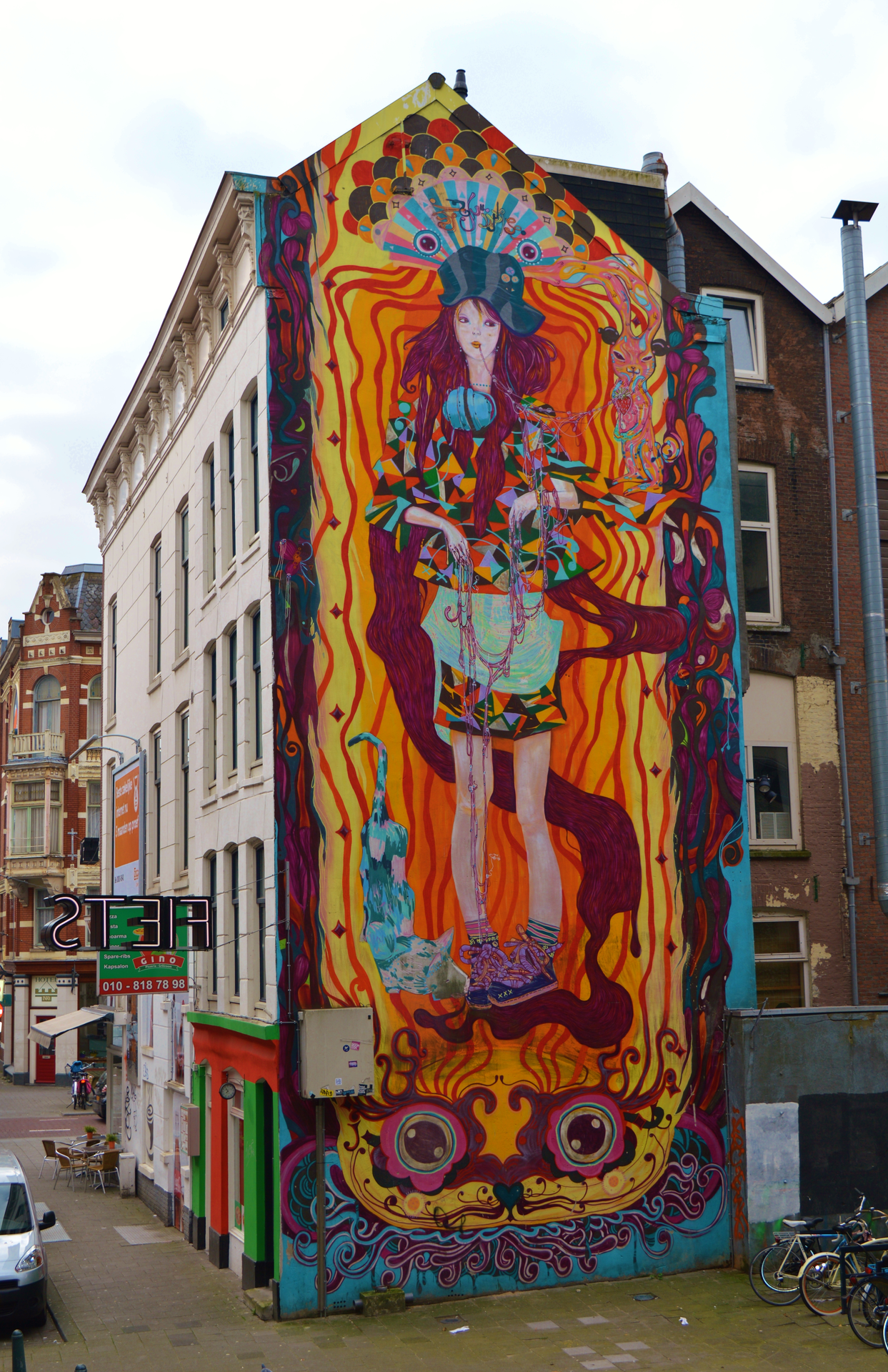 Oeuvre de Street Art réalisée par Ramon martins à Rotterdam