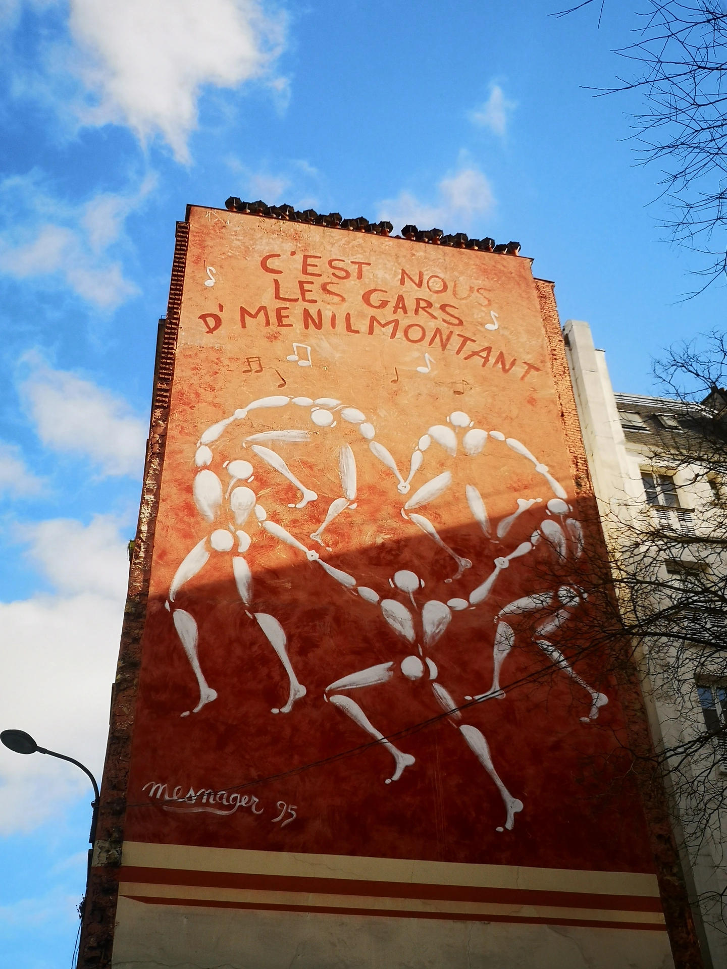 Oeuvre de Street Art réalisée par Jérôme Mesnager à Paris