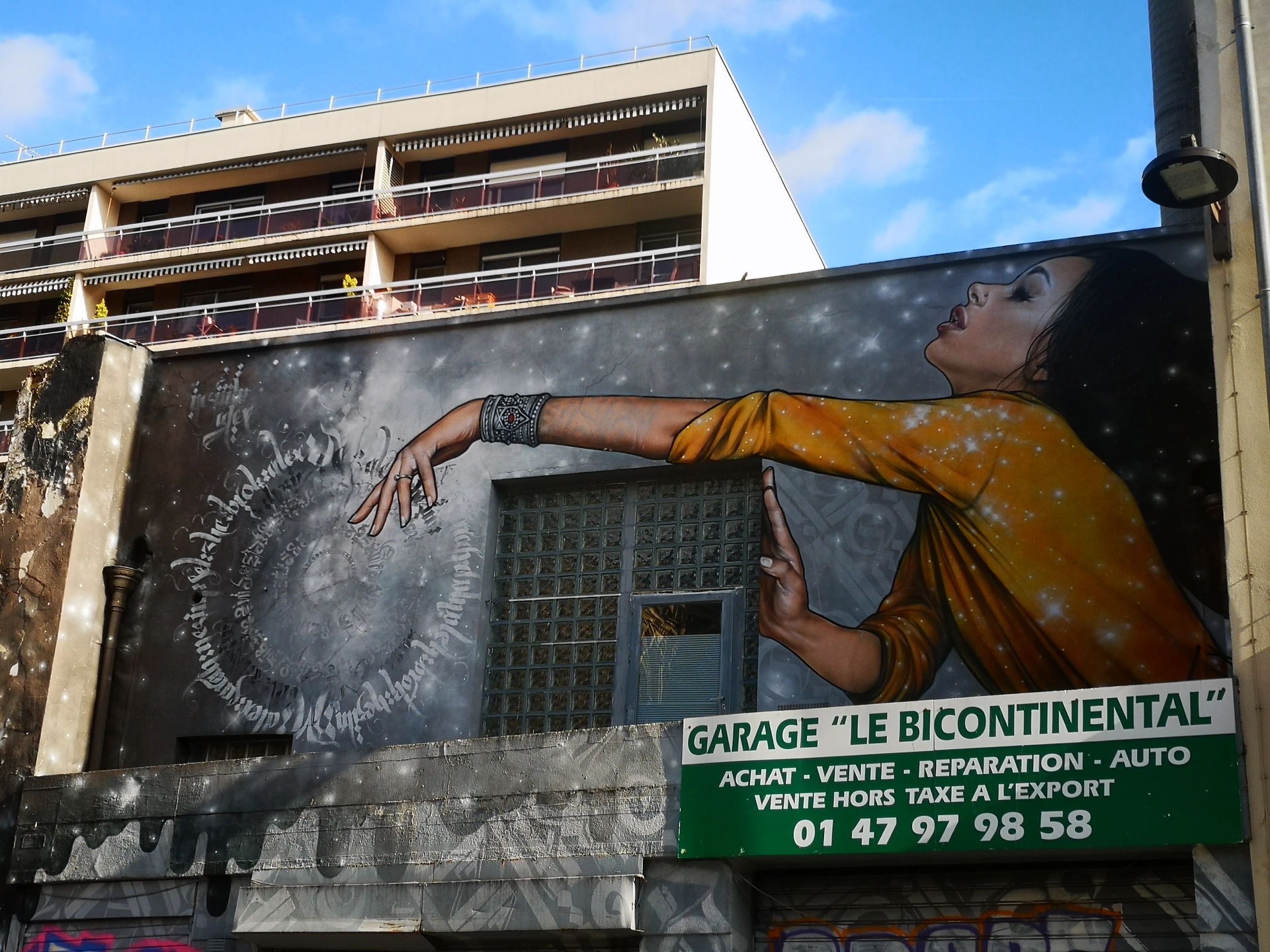 Oeuvre de Street Art réalisée par Alex à Paris