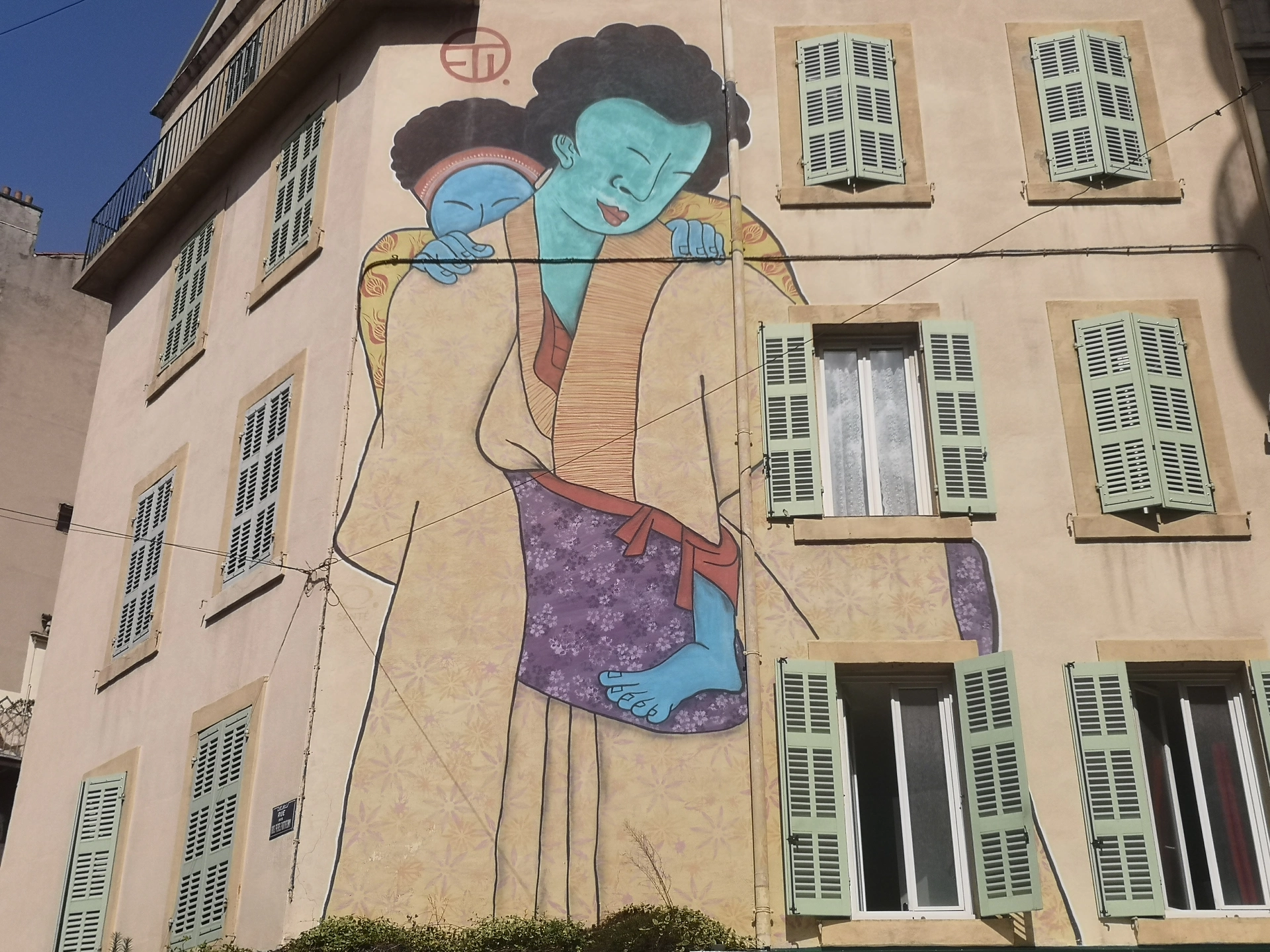 Oeuvre de Street Art réalisée par STeW à Marseille