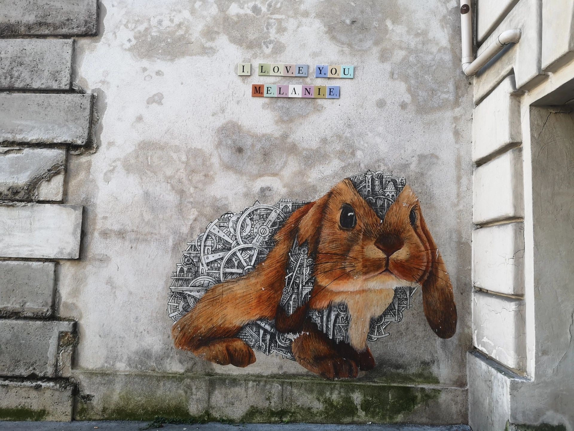 Oeuvre de Street Art réalisée par Ardif à Paris