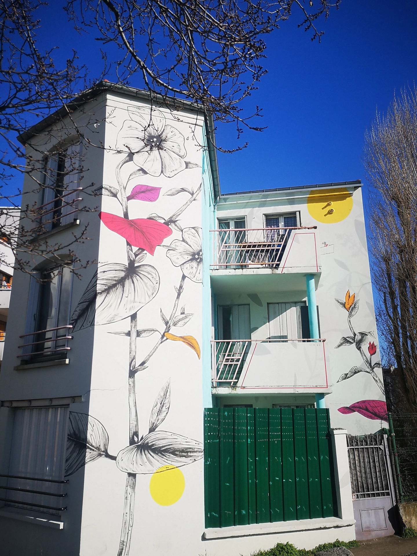 Oeuvre de Street Art réalisée par Fabio Petani à Saint-Denis