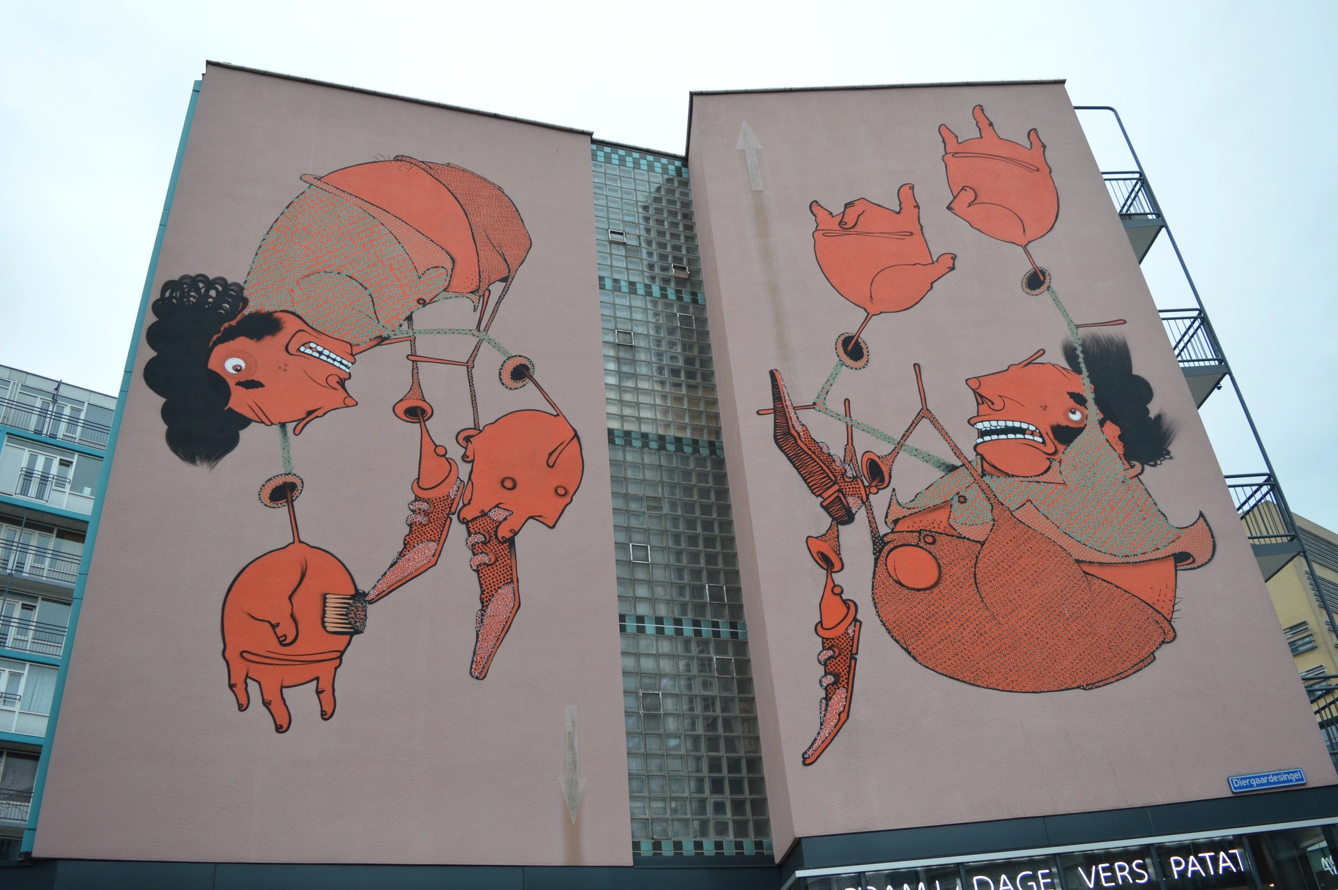 Oeuvre de Street Art à Rotterdam