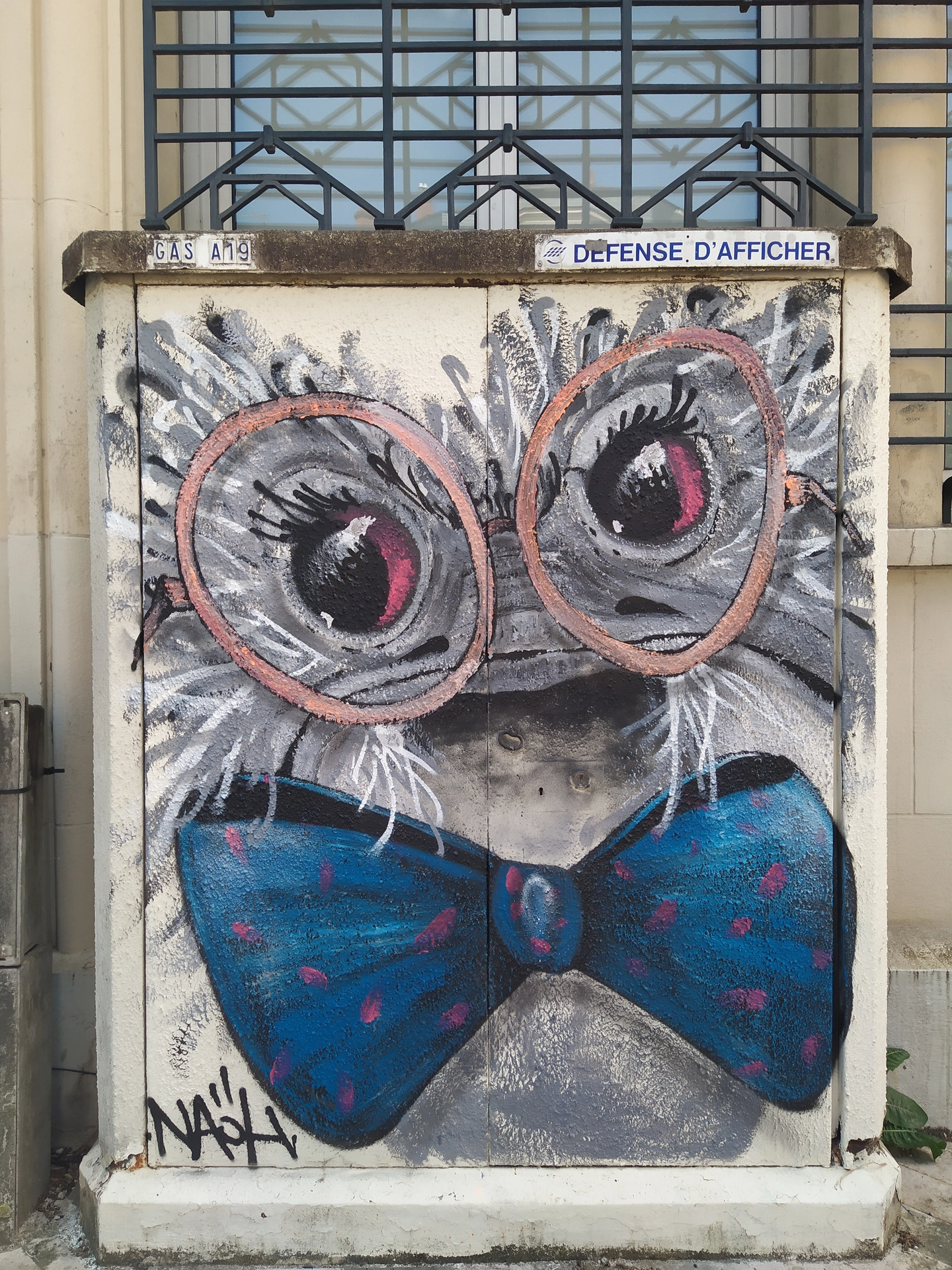 Oeuvre de Street Art réalisée par Naoh à Orléans