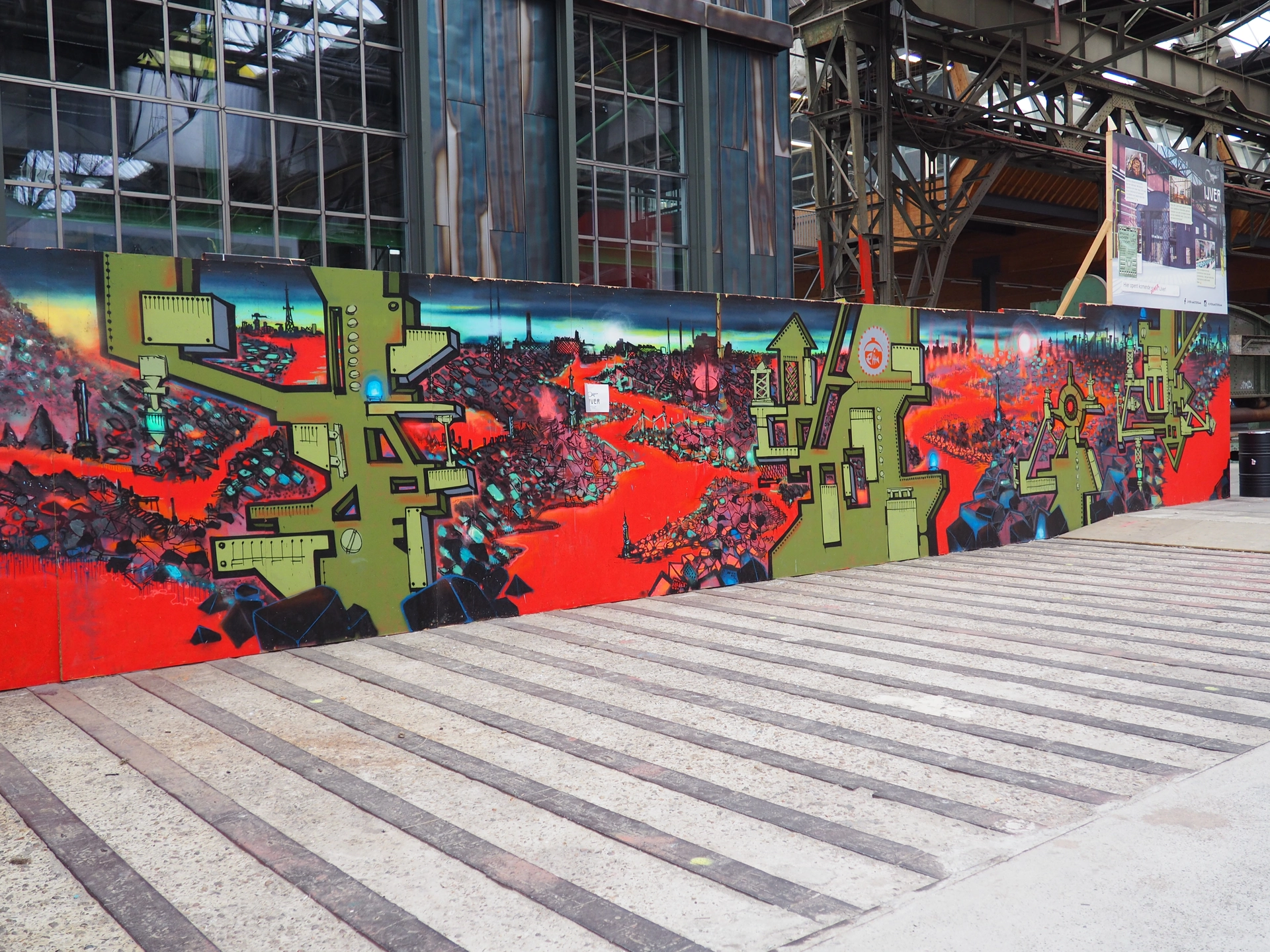 Oeuvre de Street Art réalisée par Ijver à Amsterdam