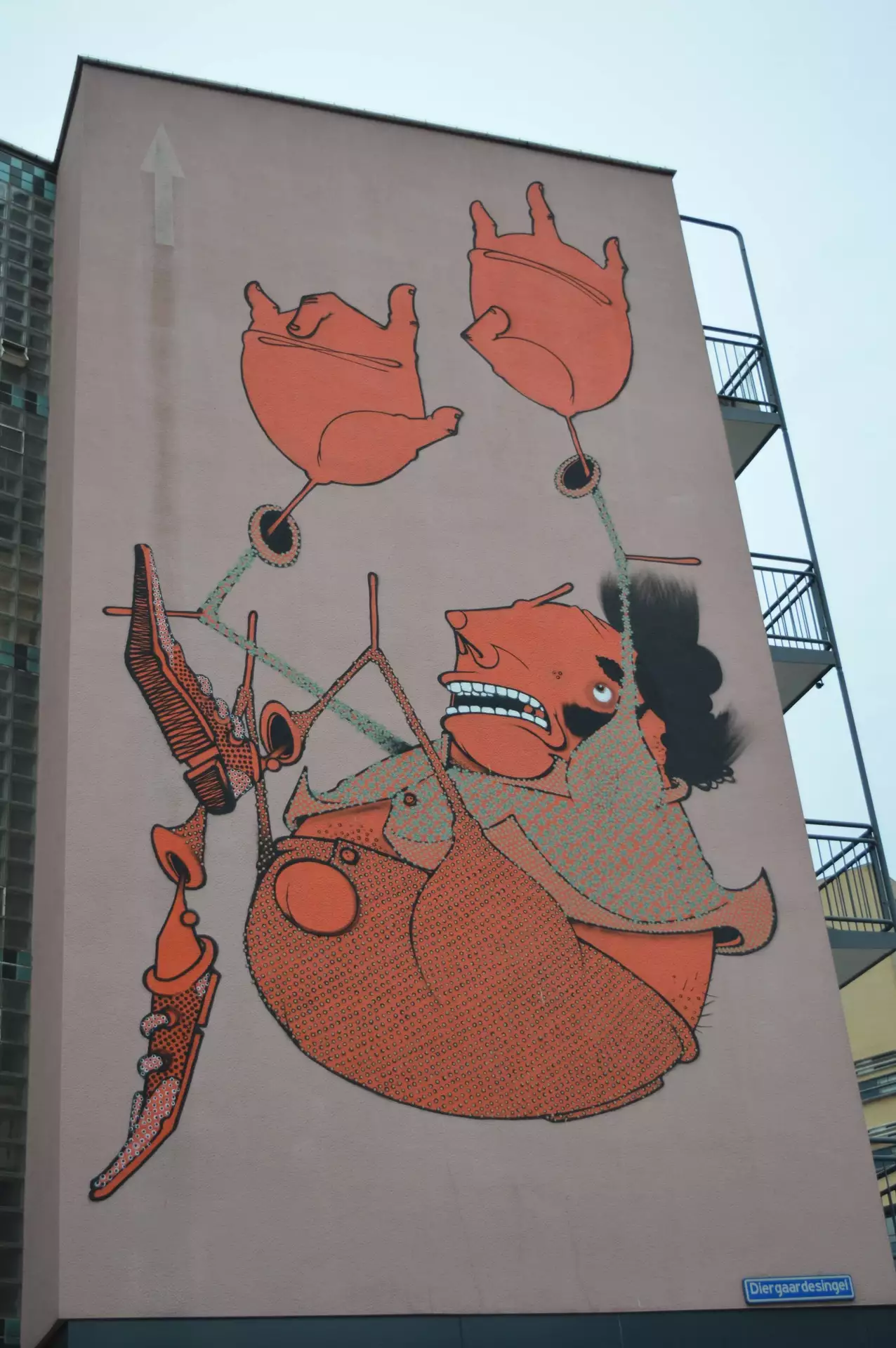 Oeuvre de Street Art à Rotterdam