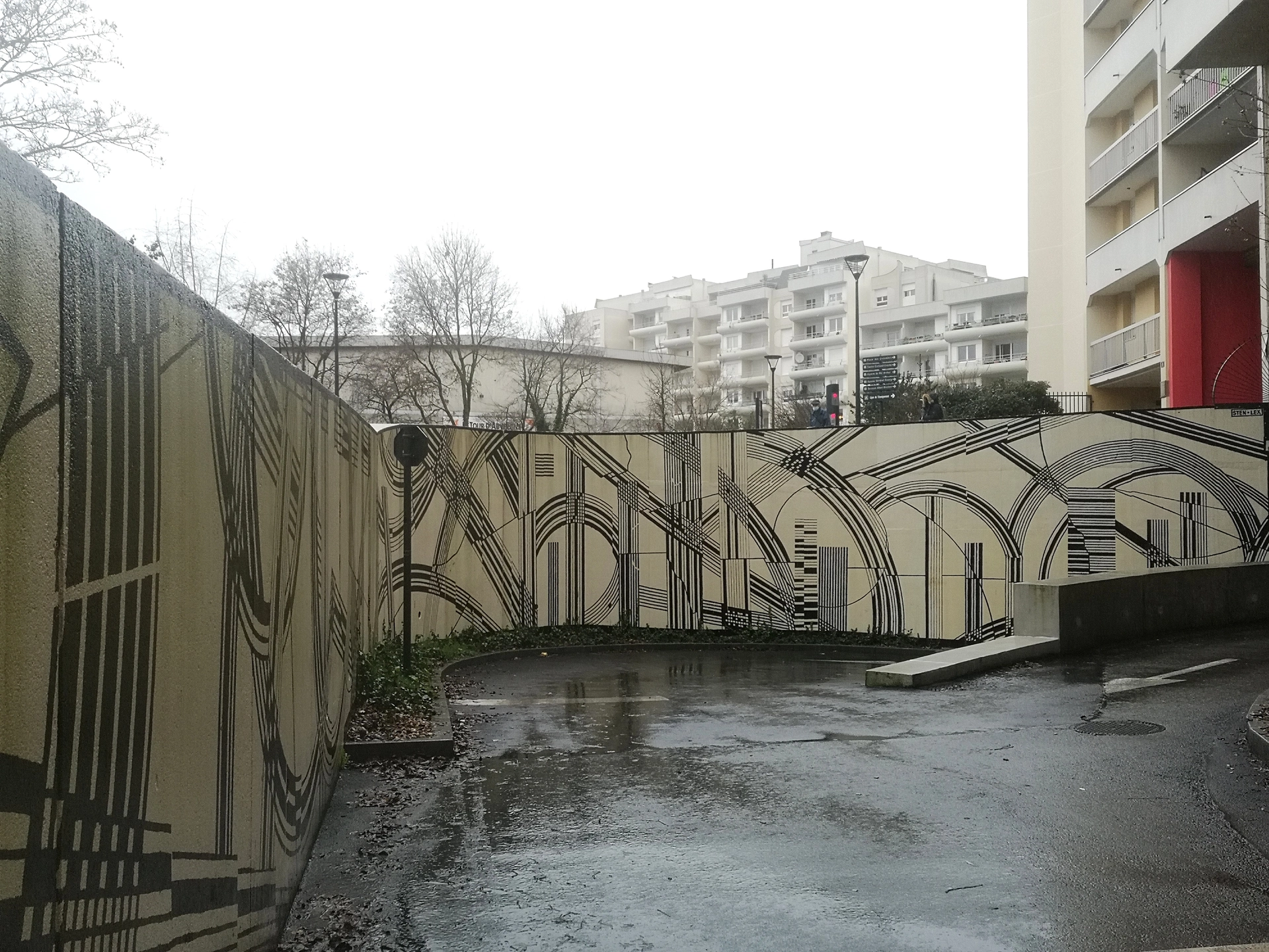 Oeuvre de Street Art réalisée par Sten &amp; lex à Rennes