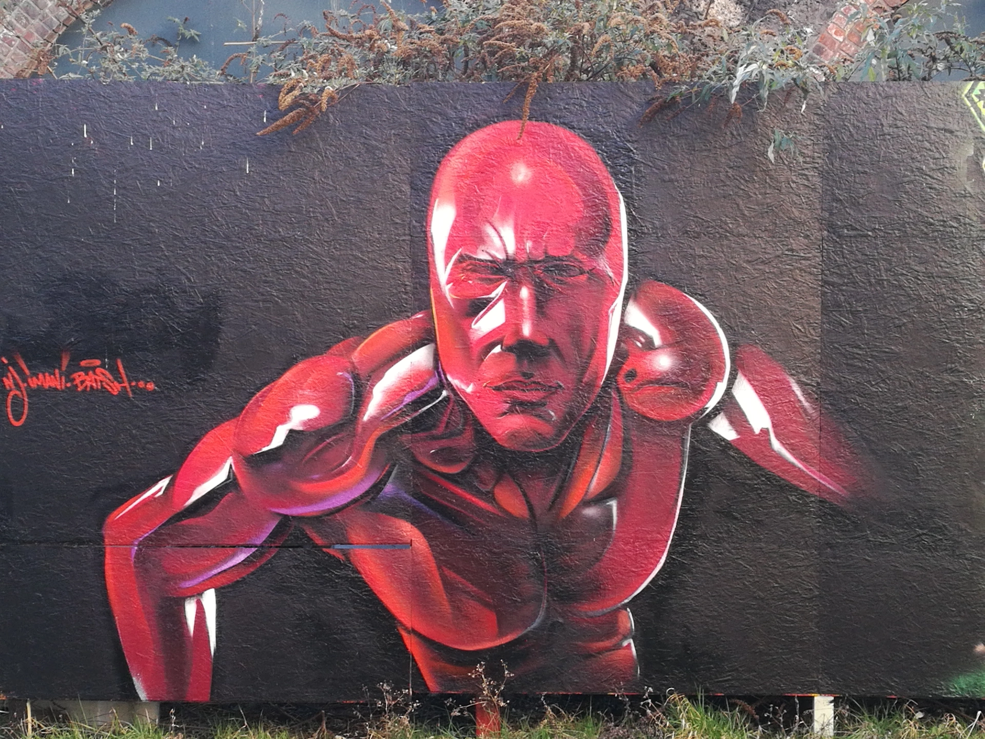 Oeuvre de Street Art réalisée par Batsh à Paris